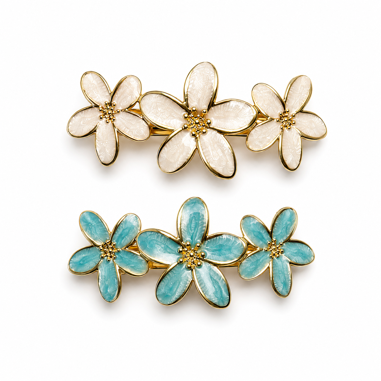 Presilha Flor - metal