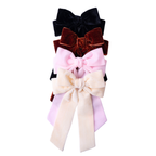 Laço Veludo Fita -Presilha