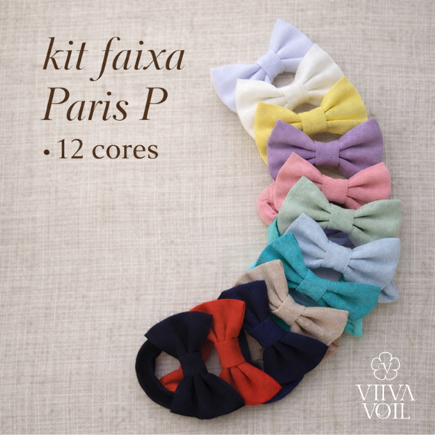 Kit Faixa Paris P 12 Cores