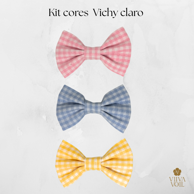 Kit Laço Paris P 3 Cores