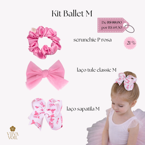 Kit Ballet 3 Peças