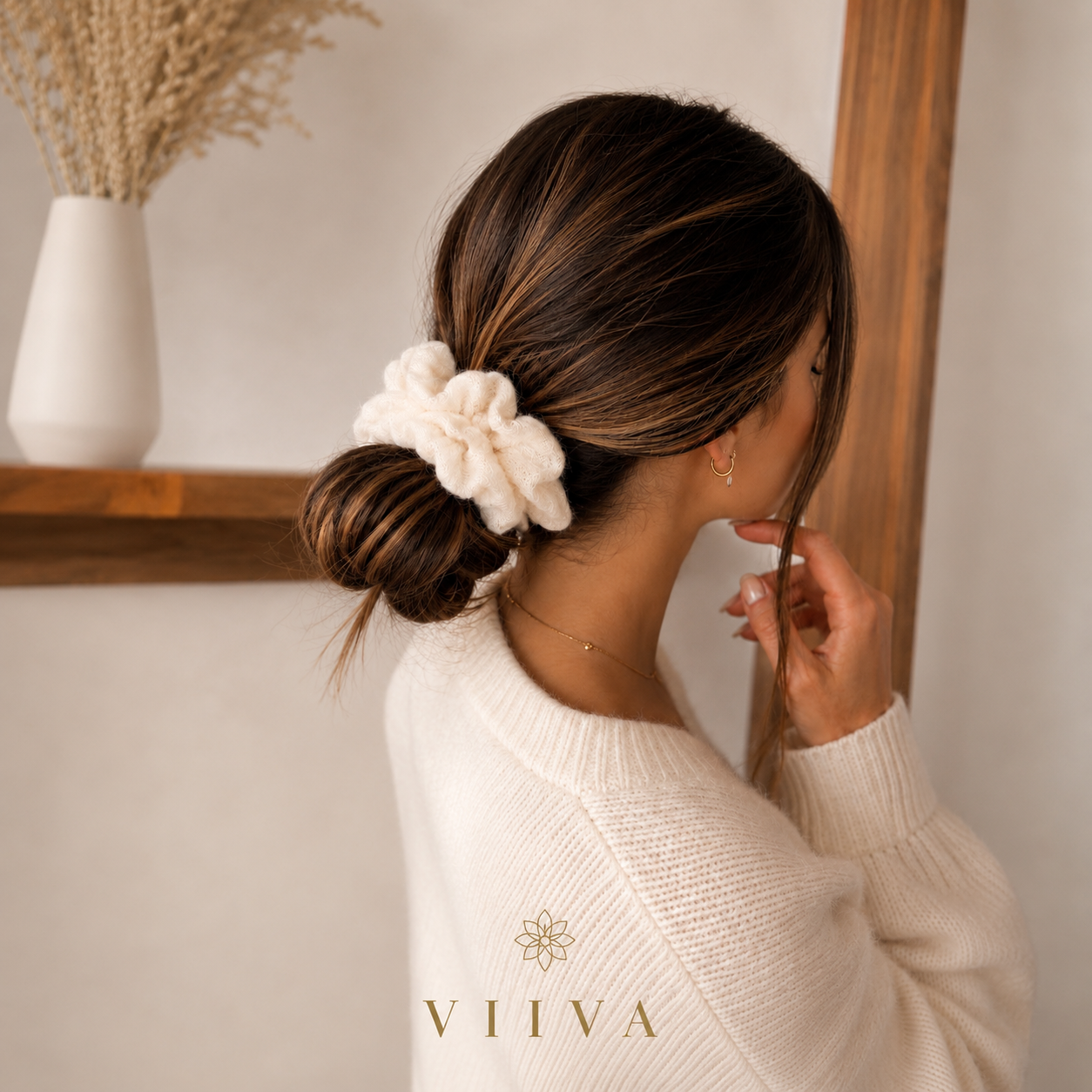 SCRUNCHIE  M Lã soft.