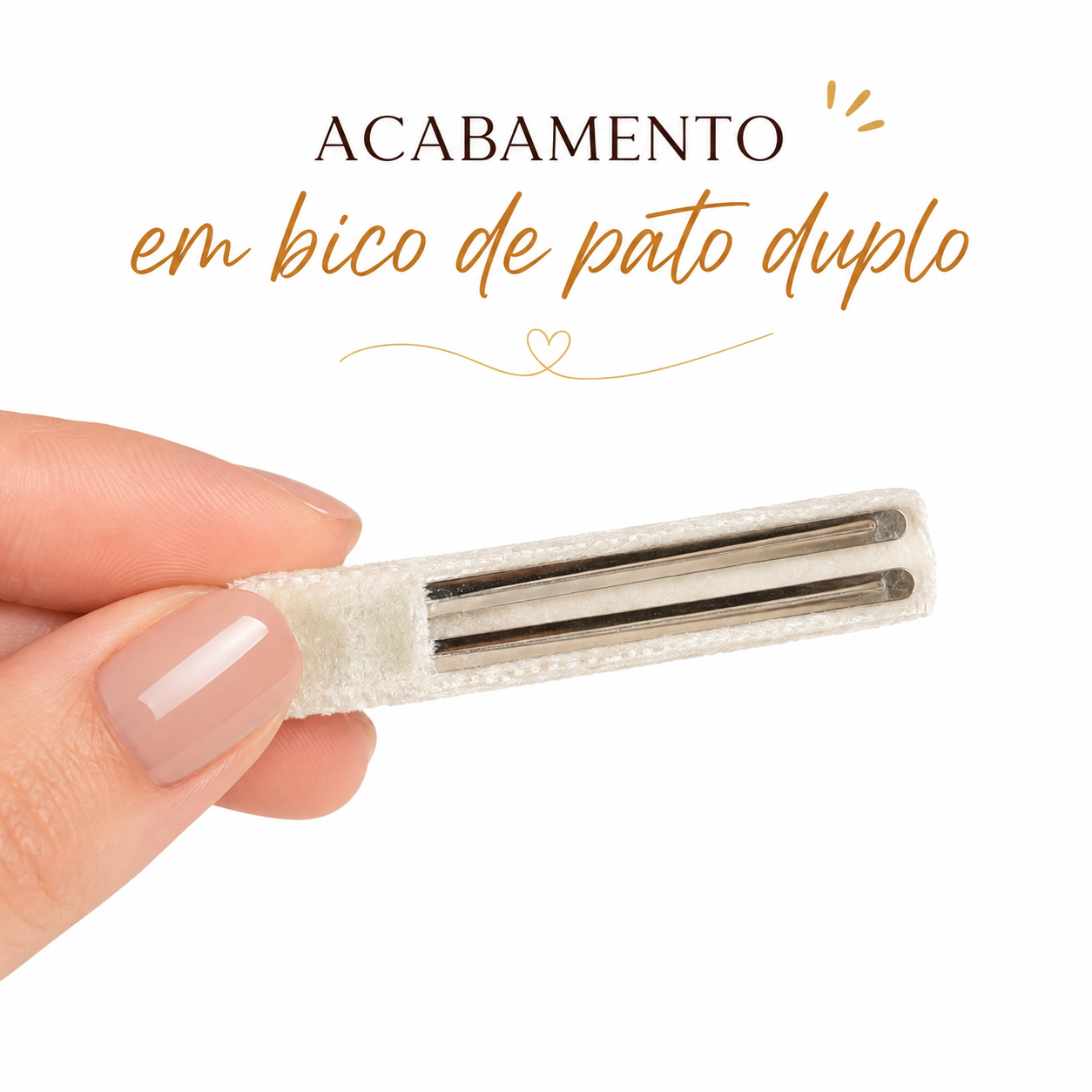 BICO DE PATO CRISTAL - VELUDO