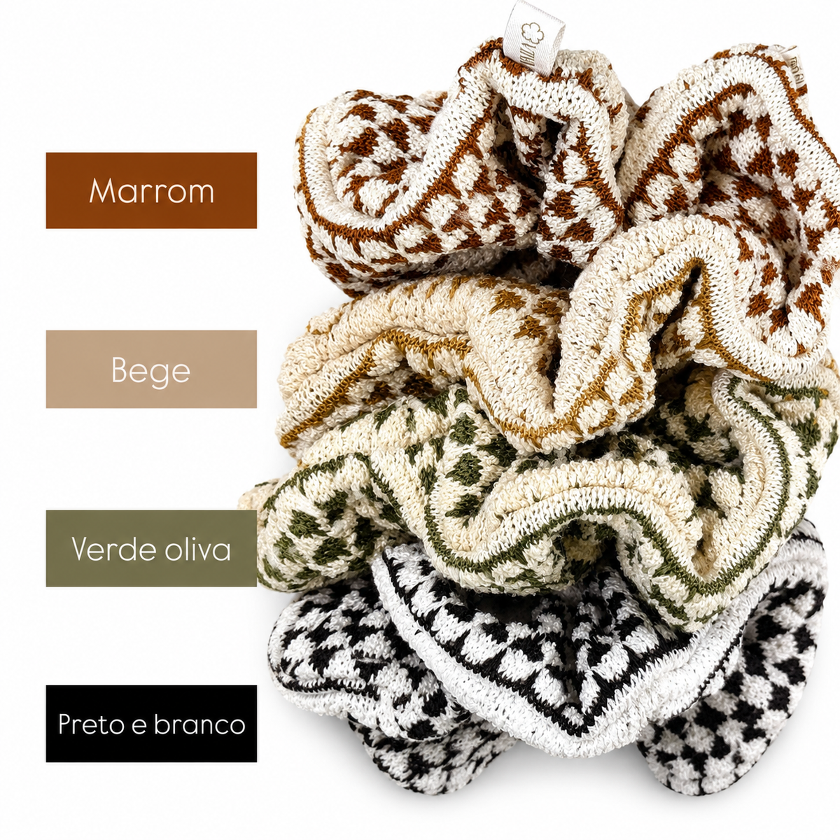SCRUNCHIE  M Lã tramada.